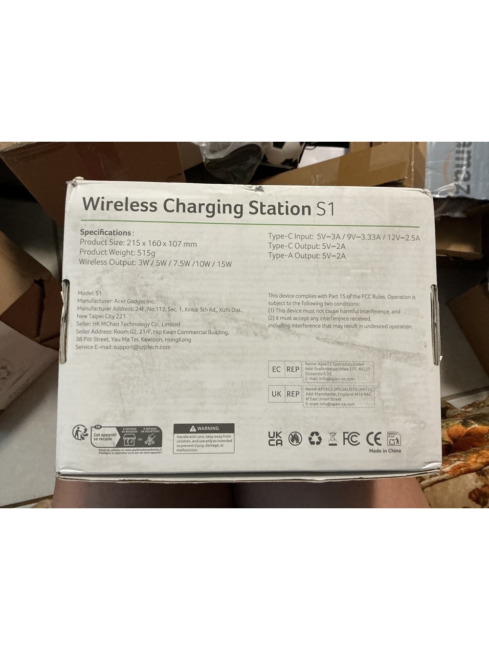 Acer Gadget Wireless Charging Station S1 - Multi-Device Charger